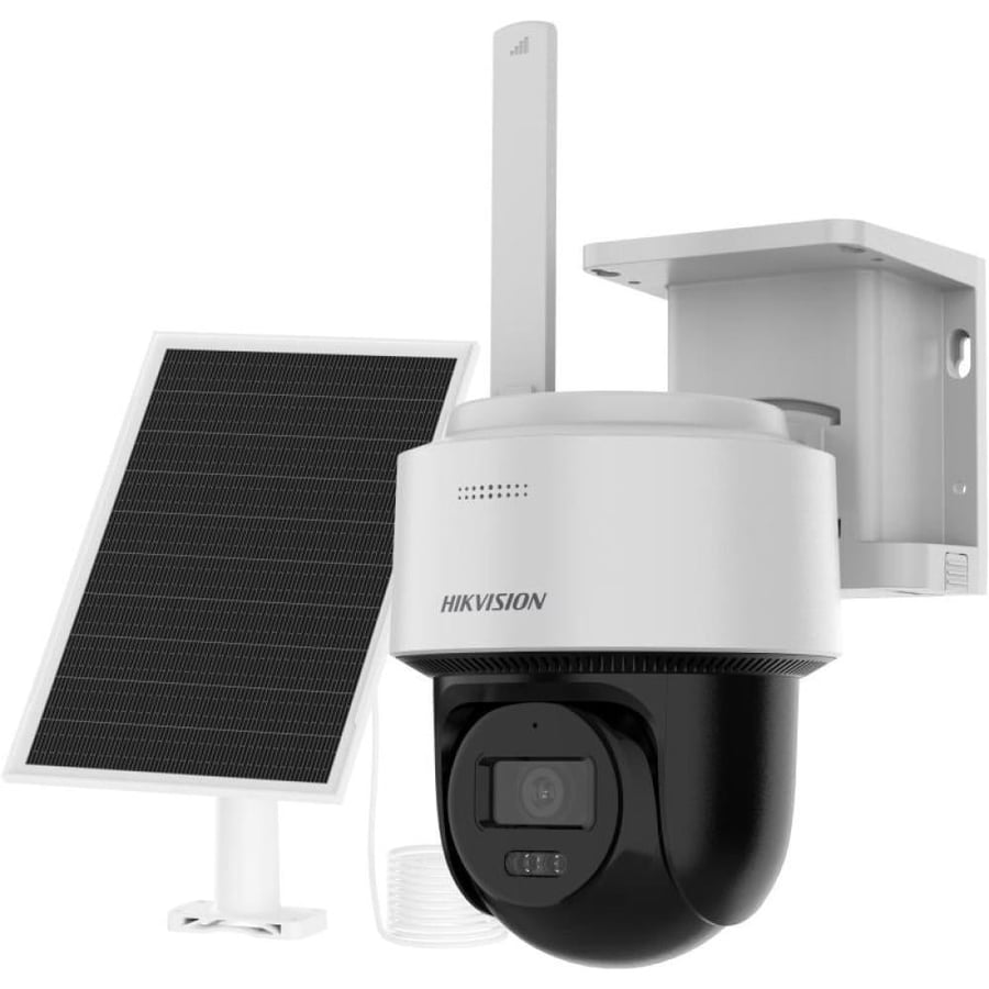 كاميرا مراقبة هيكفيجن طاقة شمسية 4G متحركة بدقة 4 ميجابكسل مع تتبع ذكي وتسجيل AOV - DS-2CFSP4/4G(4MM)