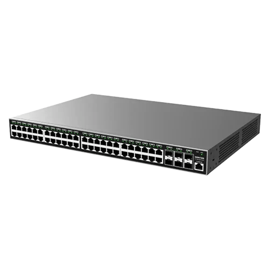 سويتش مُدار L2+ جراندستريم بـ48 منفذ جيجابت PoE+ و6 منافذ 10G SFP+ موديل GWN7806P