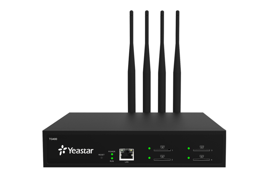 بوابة اتصال VoIP من Yeastar موديل TG400L (GSM/4G Gateway)