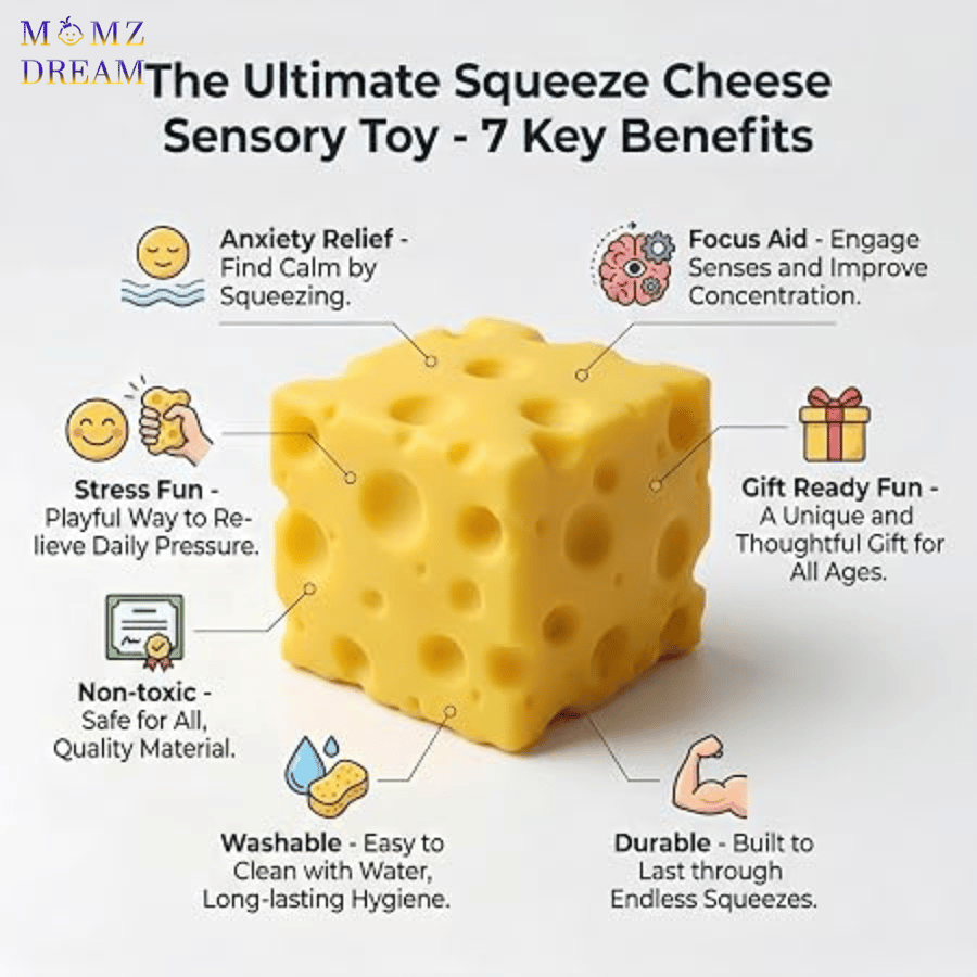 سكوشي الجبنة السائلة (Cheese Squishy Cube)
