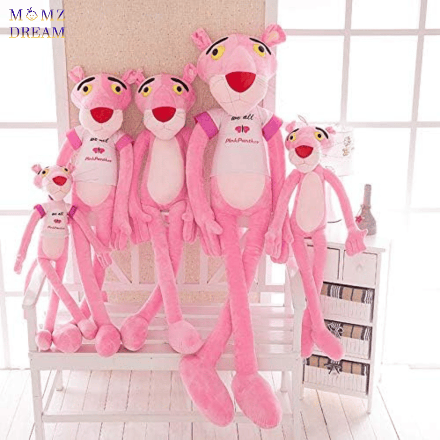مجسم نمر الوردي (Pink Panther) ، تصميم جذاب بـ مقاس 55 سم .