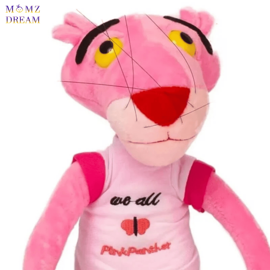 مجسم نمر الوردي (Pink Panther) ، تصميم جذاب بـ مقاس 55 سم .