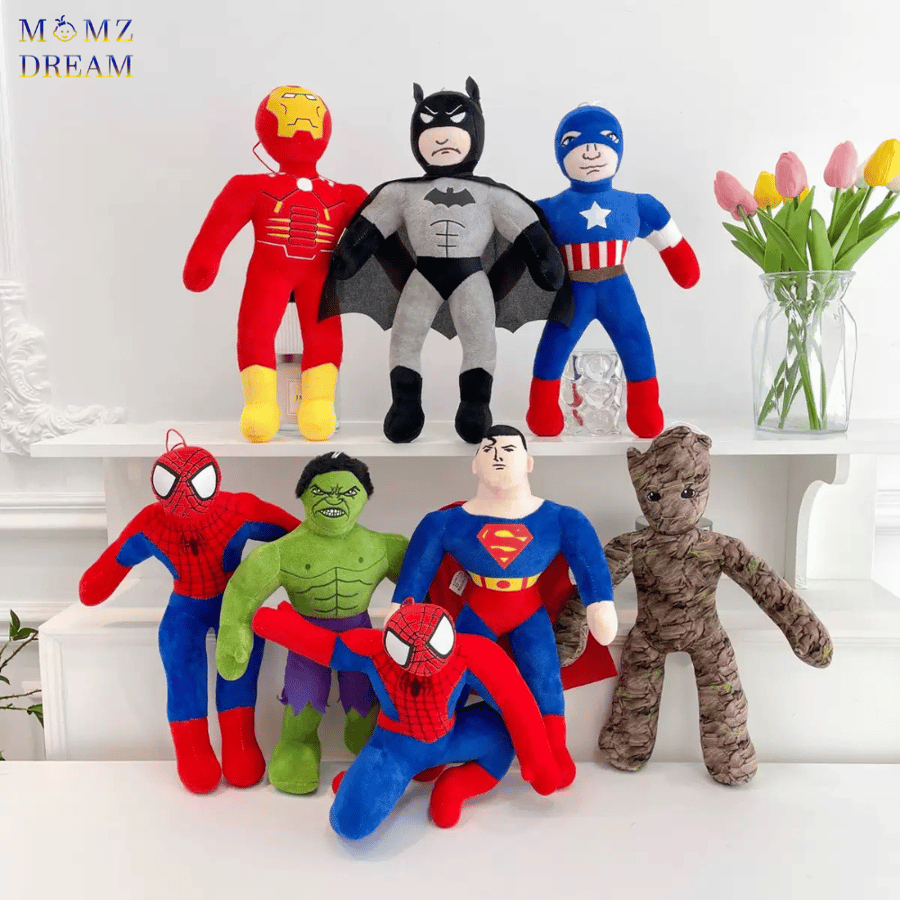 مجسم قماش سبايدر مان صغير (Spider Man) ، شخصية ممتعة للأطفال بـ مقاس 40سم .