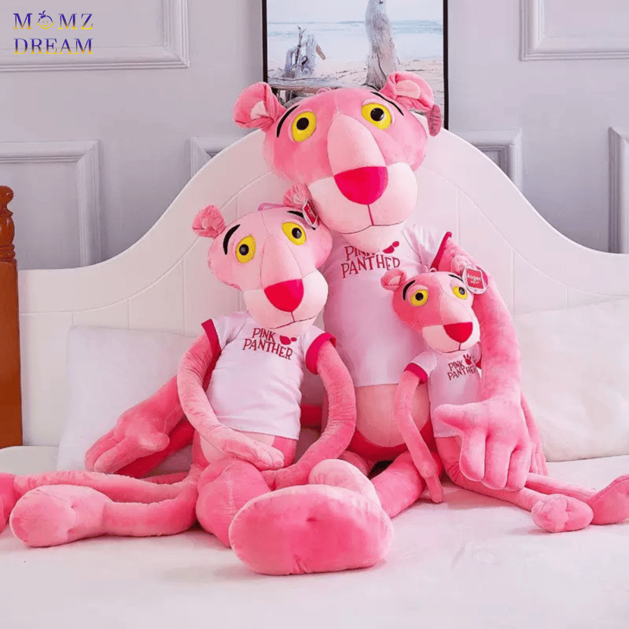 مجسم نمر الوردي (Pink Panther) ، تصميم جذاب بـ مقاس 85 سم .