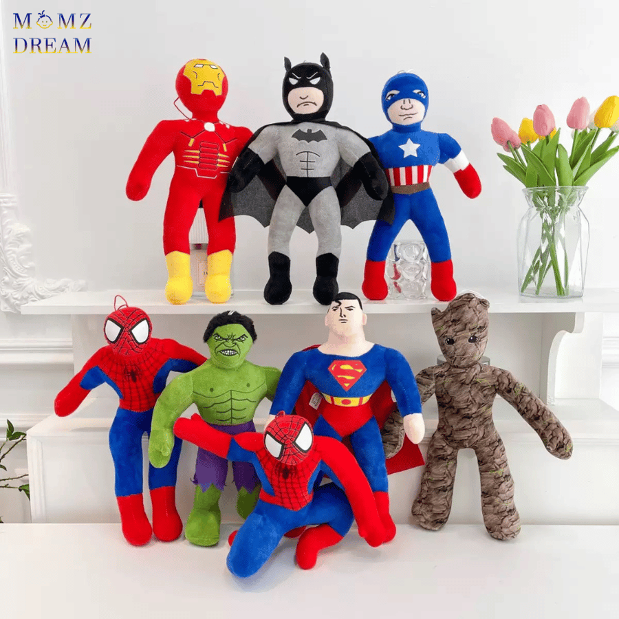 مجسم قماش  باتمان صغير  (Bat Man) ، شخصية ممتعة للأطفال بـ مقاس 40 سم .