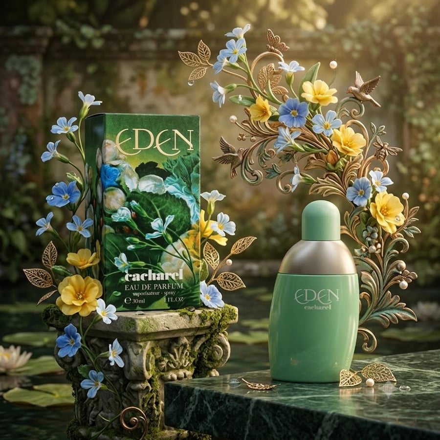 عطر كاشريل ايدن الاخضر او دو بارفيوم 30مل