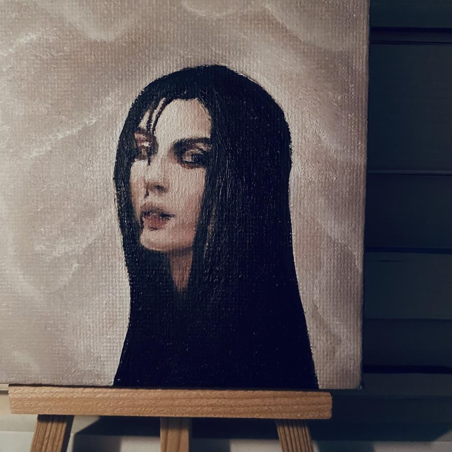 لوحة فنية زيتية صغيرة - صمود