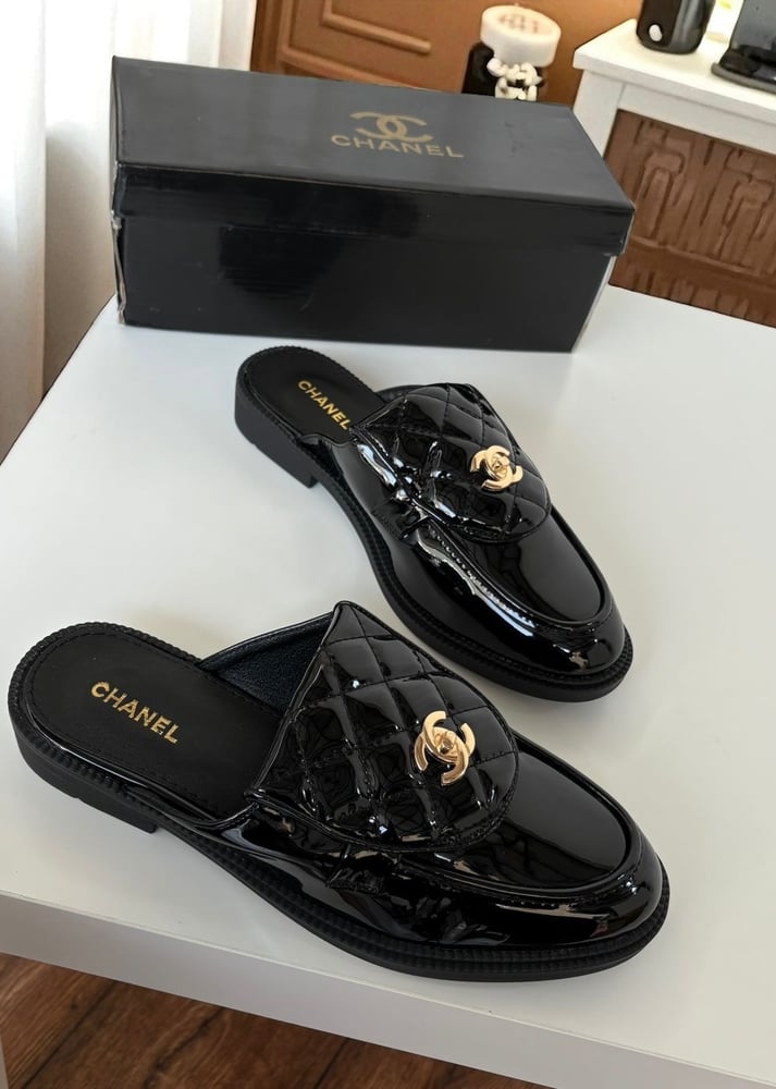 Chanel brand shoes open from the back