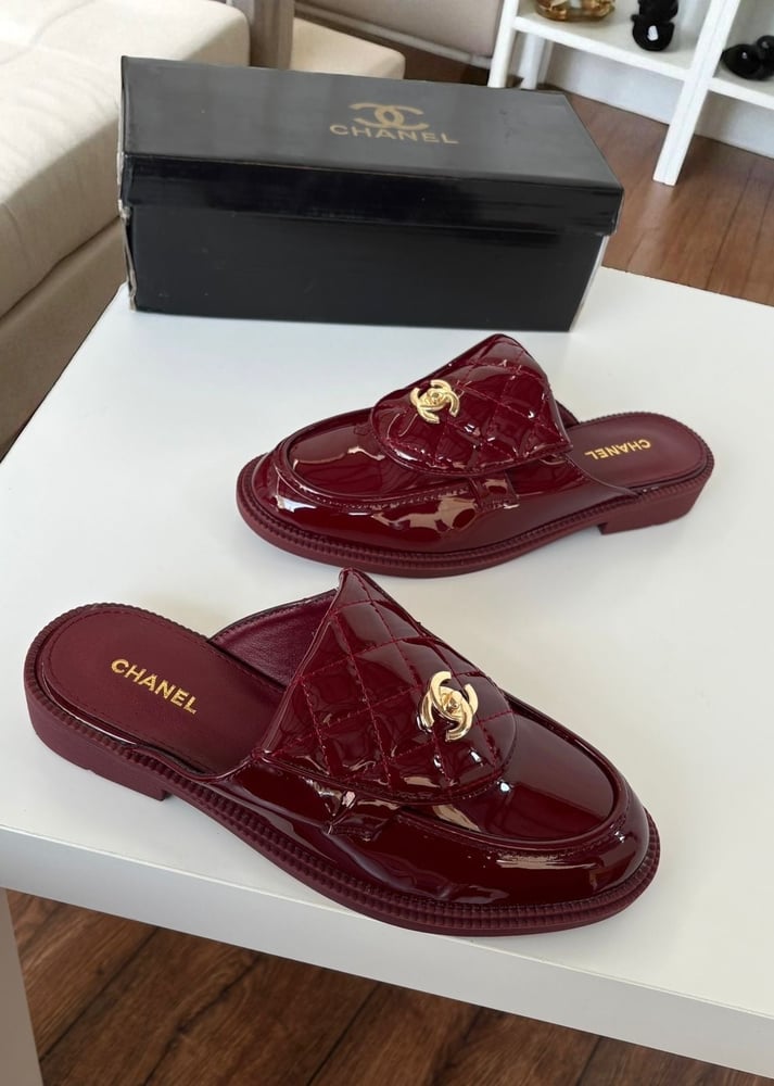 Chanel brand shoes open from the back