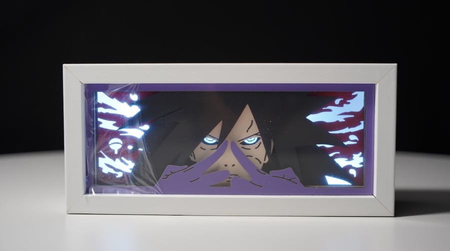 بوكس اضاءة اوتشيها مادارا من انمي ناروتو