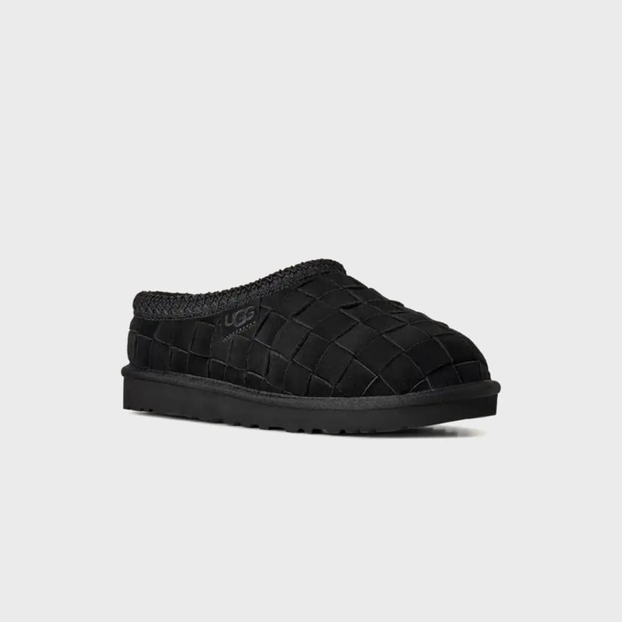 سليبر UGG Tasman Woven أسود