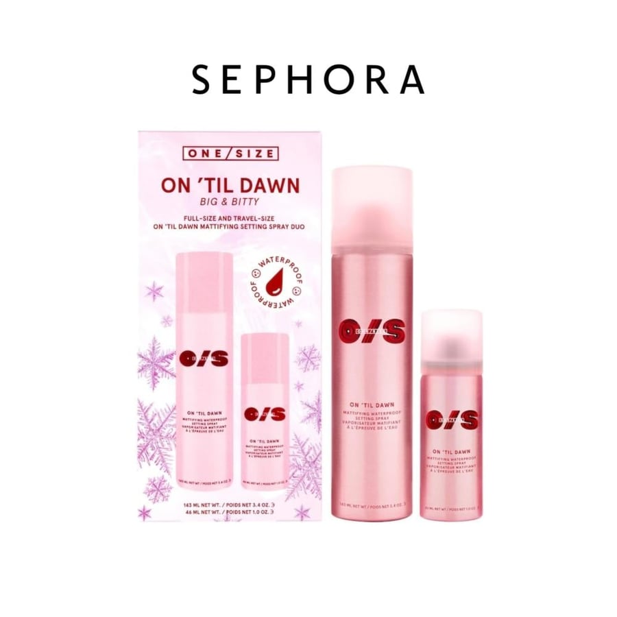 On 'Til Dawn Mattifying Waterproof Setting Spray Big & Bitty Duo