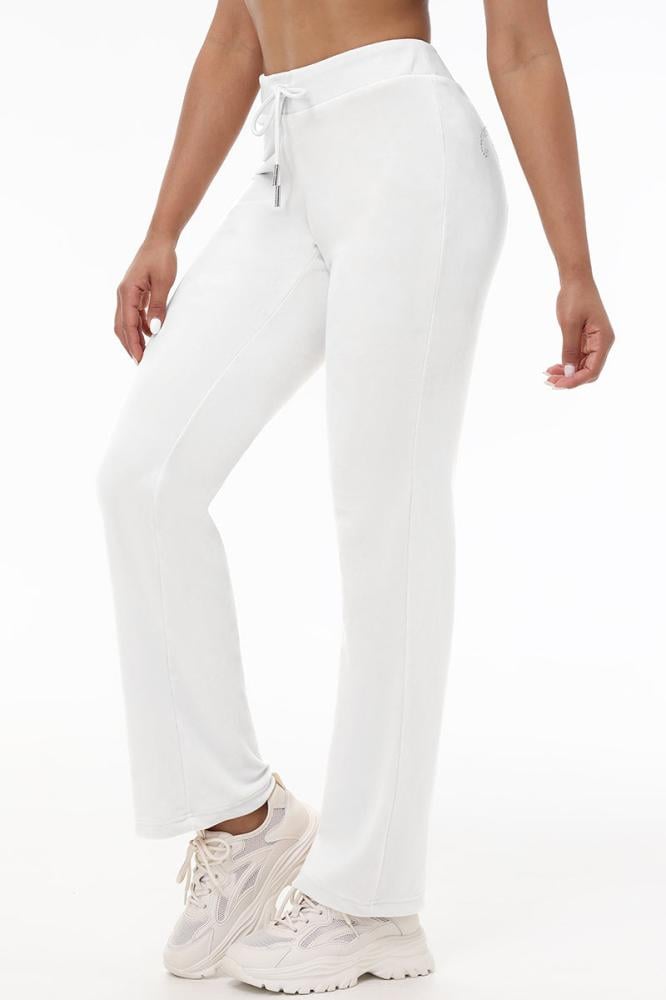 بنطلون جوسي كوتور OG Big Bling Velour Track Pants لون Angel