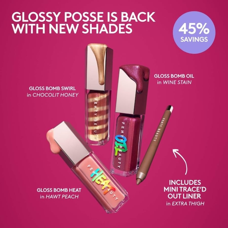 Glossy Posse IX 4-Piece Lip Makeup Gift Set