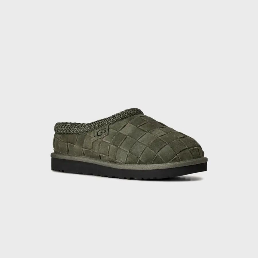 سليبر UGG Tasman Woven زيتي Forest Night