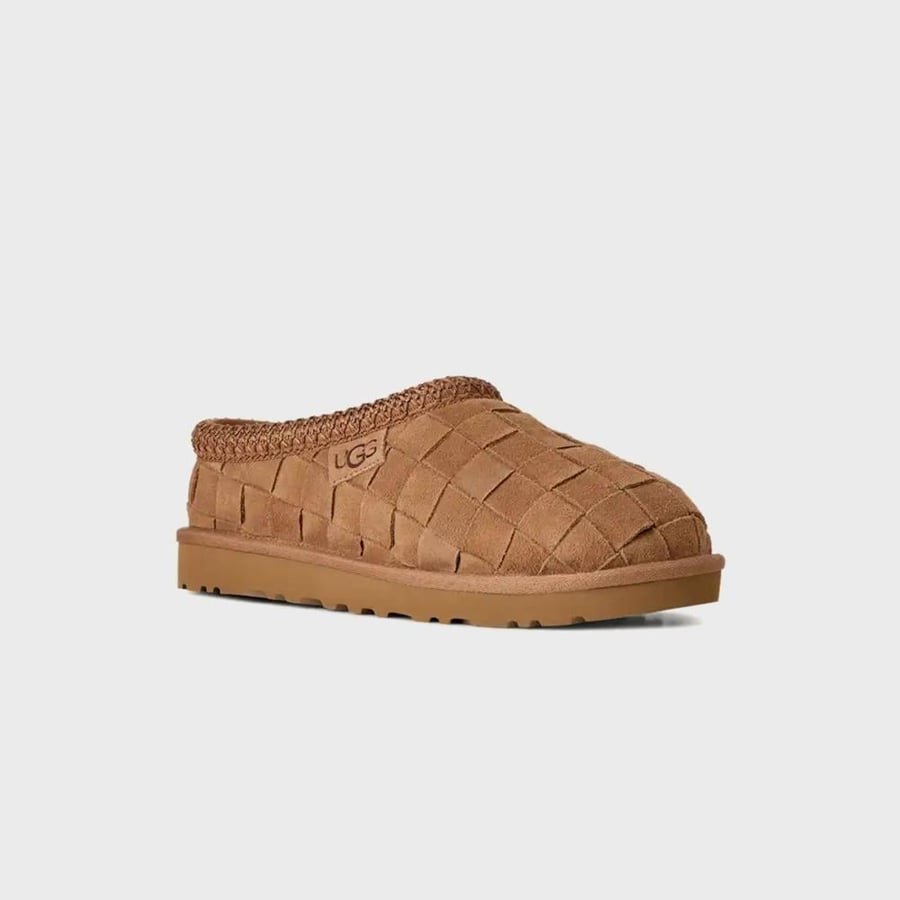 سليبر UGG Tasman Woven بني Chestnut
