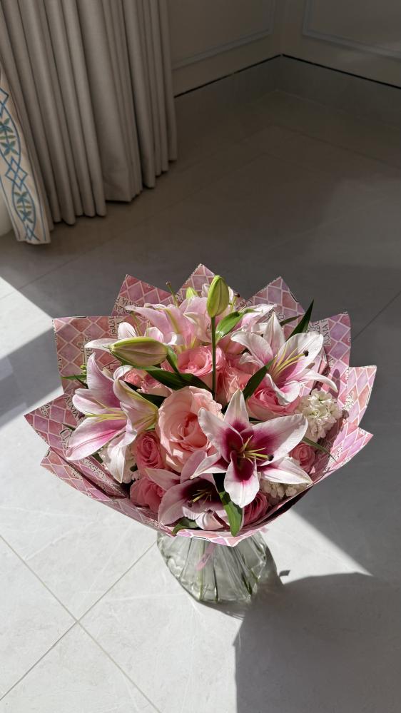 Sweet heart flower Bouquet- باقة ورد سويت هارت