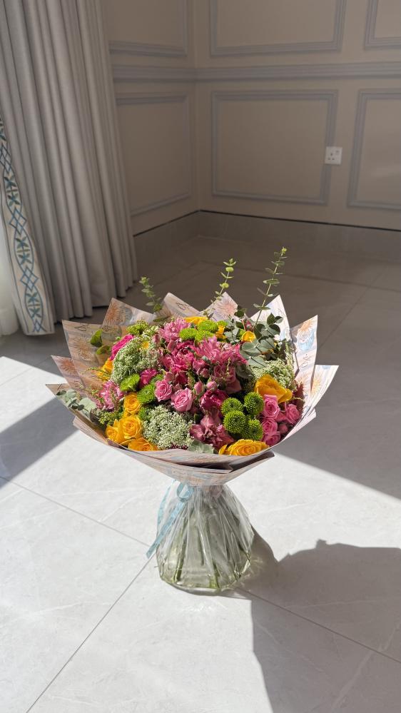 Secret garden flower Bouquet- باقة ورد سيكرت قاردن