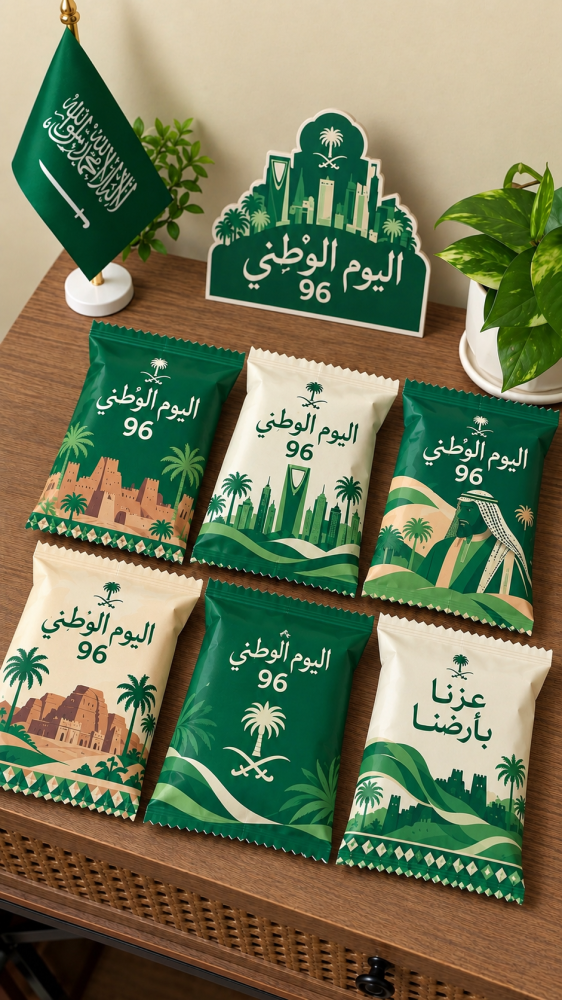 كيس الشبس اليوم الوطني+التعبئه