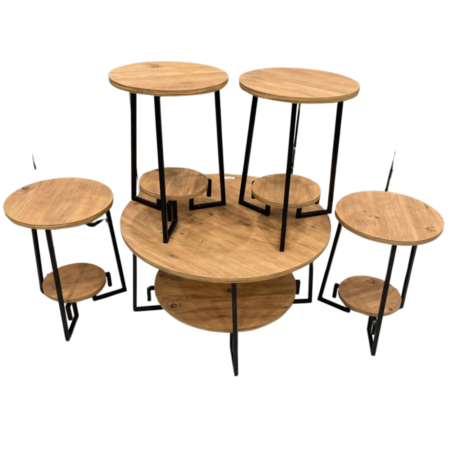 Wooden tea table set 5 pieces SFC40293