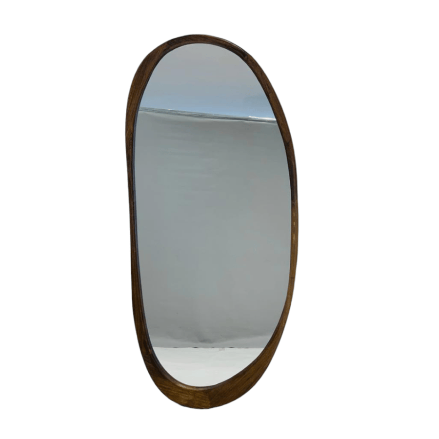 Decorative mirror with wooden frame size 85 by 180 cm