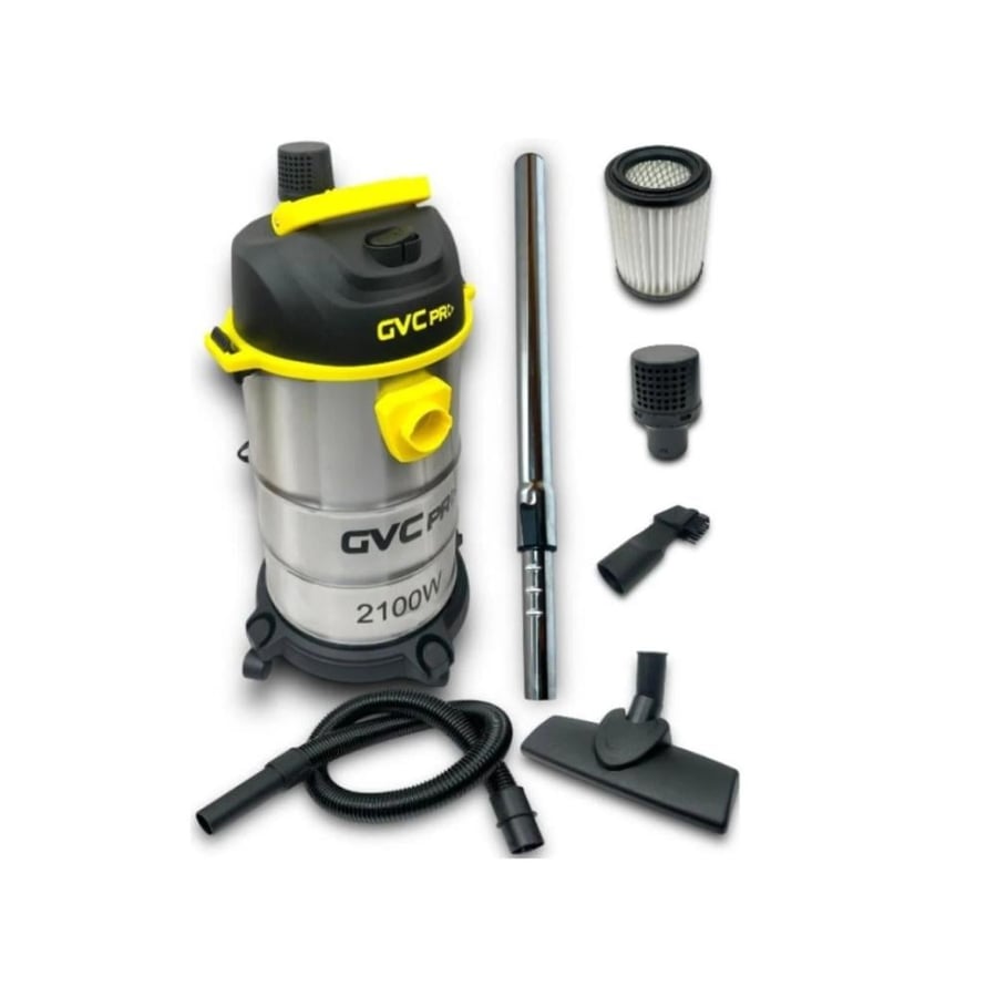 GVC vacuum cleaner barrel 2100 watt - 20 liter - silver - GVCV-5020