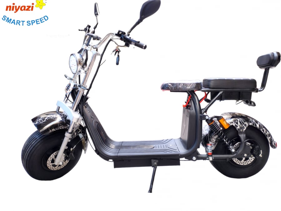 Electric Harley motorcycle 60 volt in an attractive sporty way