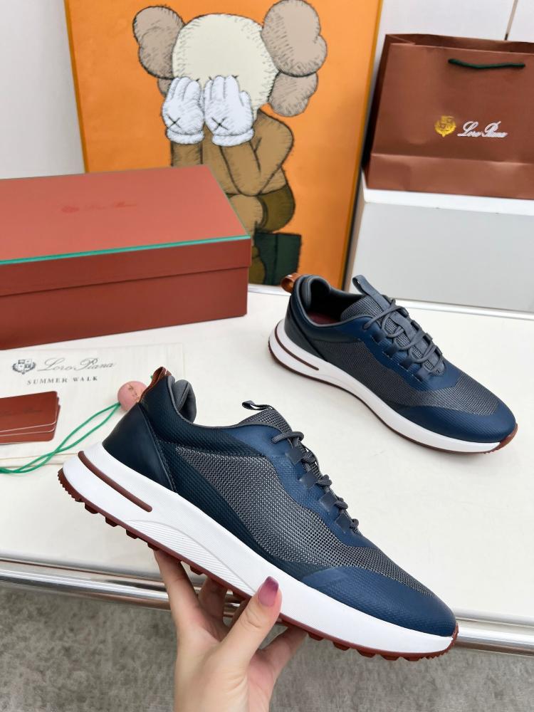 حذاء كاجوال ويكند واك WEEK END WALK رمادي غامق وكحلي