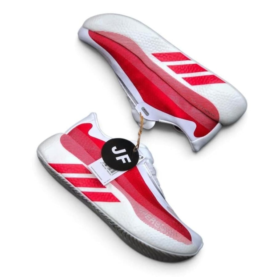 حذاء اديداس هايبربوست إيدج  Adidas Hyperboost Edg ابيض مع احمر للجنسين