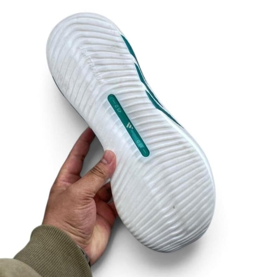 حذاء اديداس هايبربوست إيدج Adidas Hyperboost Edg ابيض مع اخضر فيروزي للجنسين