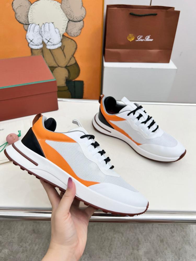 حذاء كاجوال ويكند واك WEEK END WALK أبيض وبرتقالي