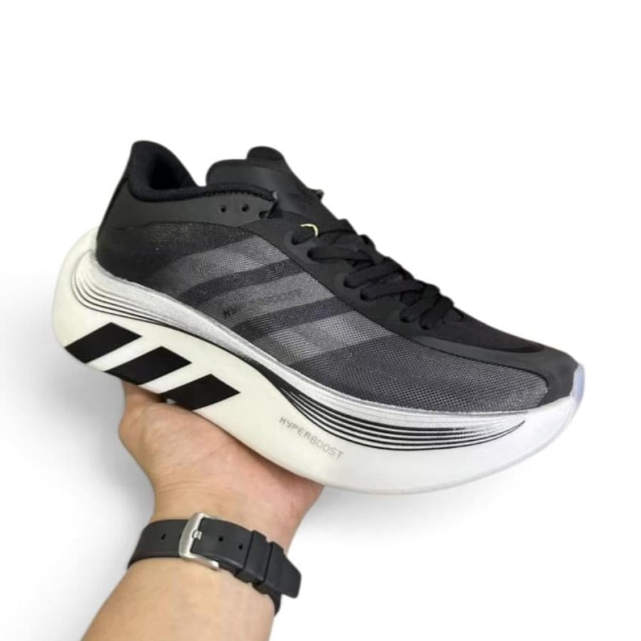 حذاء اديداس هايبربوست إيفر إل تي  Adidas Hyperboost Ephr LT اسود وابيض للجنسين
