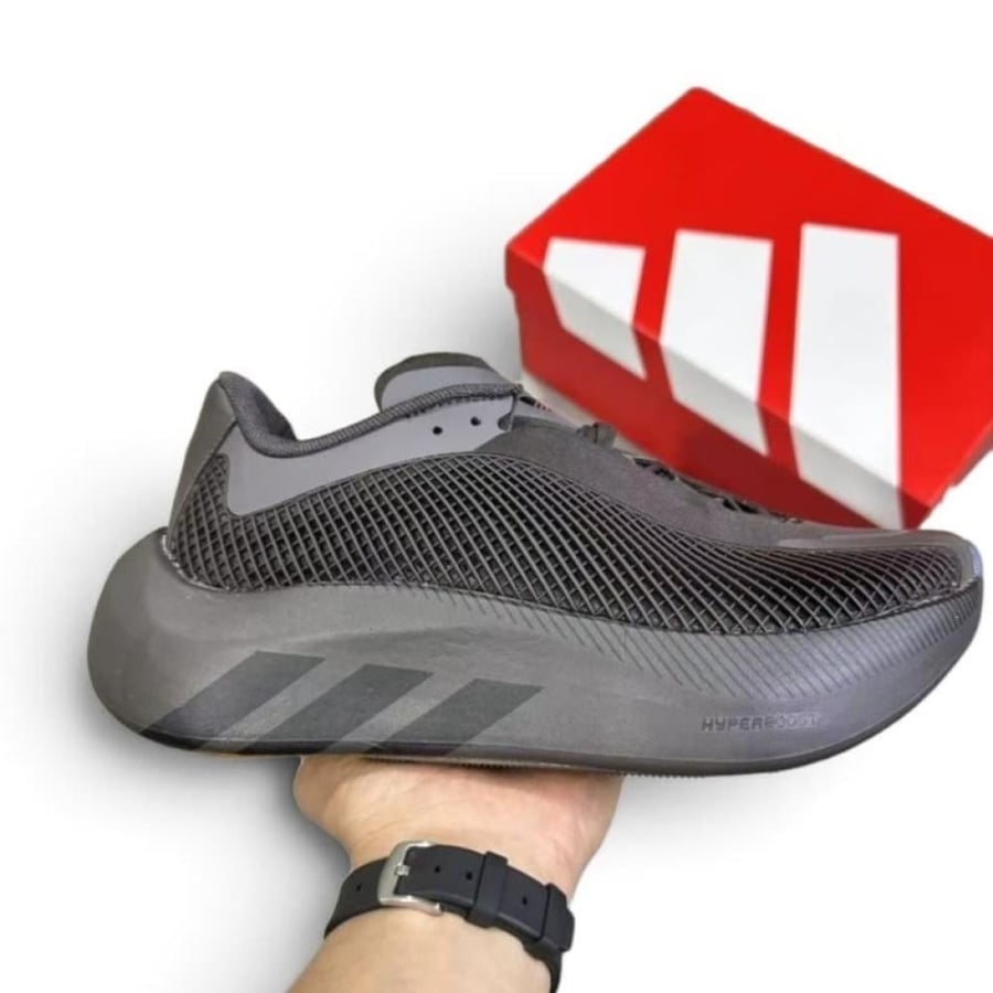 حذاء اديداس هايبربوست إيدج  Adidas Hyperboost Edg اسود ورمادي للجنسين