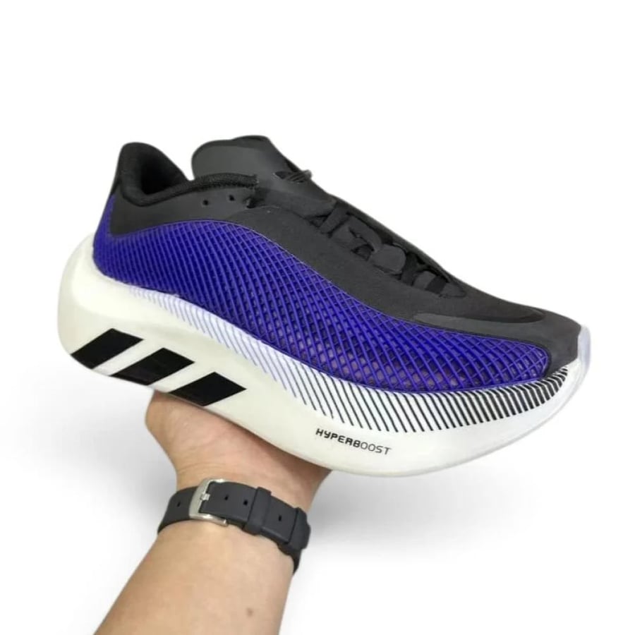 حذاء اديداس هايبربوست إيدج Adidas Hyperboost Edg ازرق واسود للجنسين