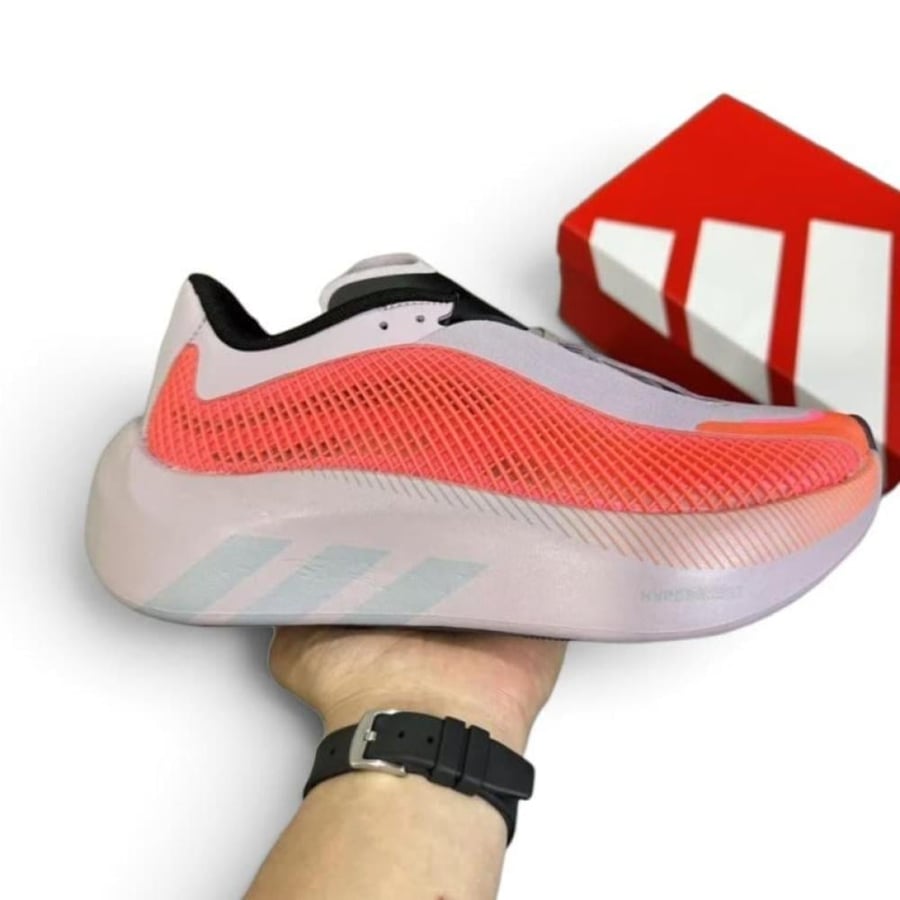 حذاء اديداس هايبربوست إيدج  Adidas Hyperboost Edg برتقالي ورمادي للجنسين