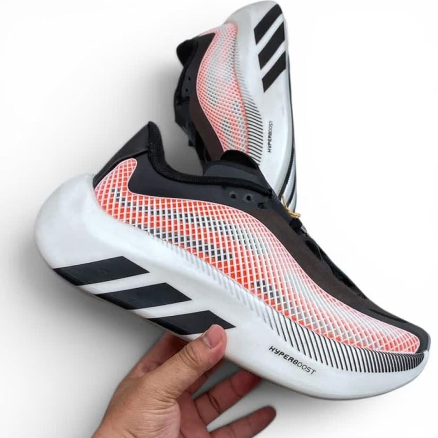 حذاء اديداس هايبربوست إيدج Adidas Hyperboost Edg اسود مع برتقالي للجنسين