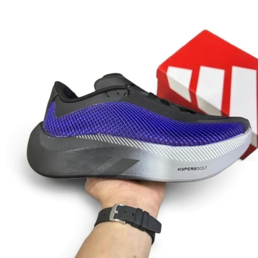 حذاء اديداس هايبربوست إيدج  Adidas Hyperboost Edg ازرق واسود للجنسين