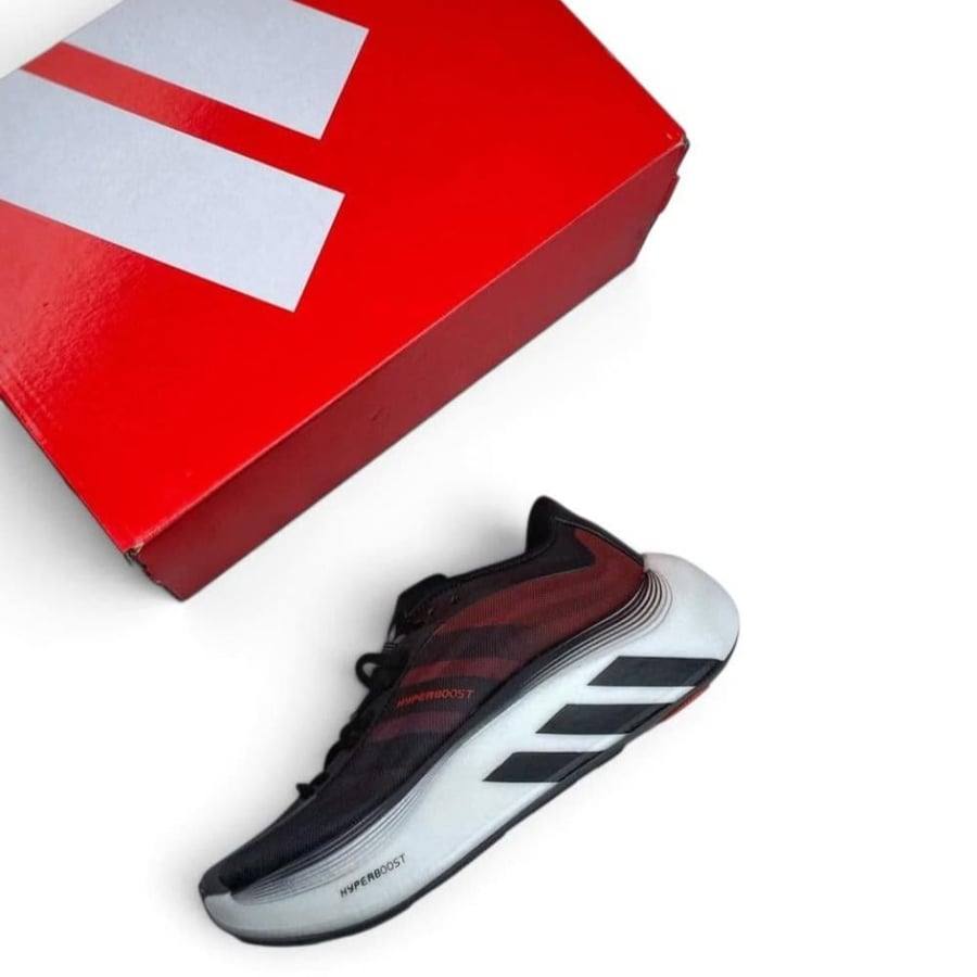 حذاء اديداس هايبربوست إيفر إل تي  Adidas Hyperboost Ephr LT اسود مع احمر للجنسين