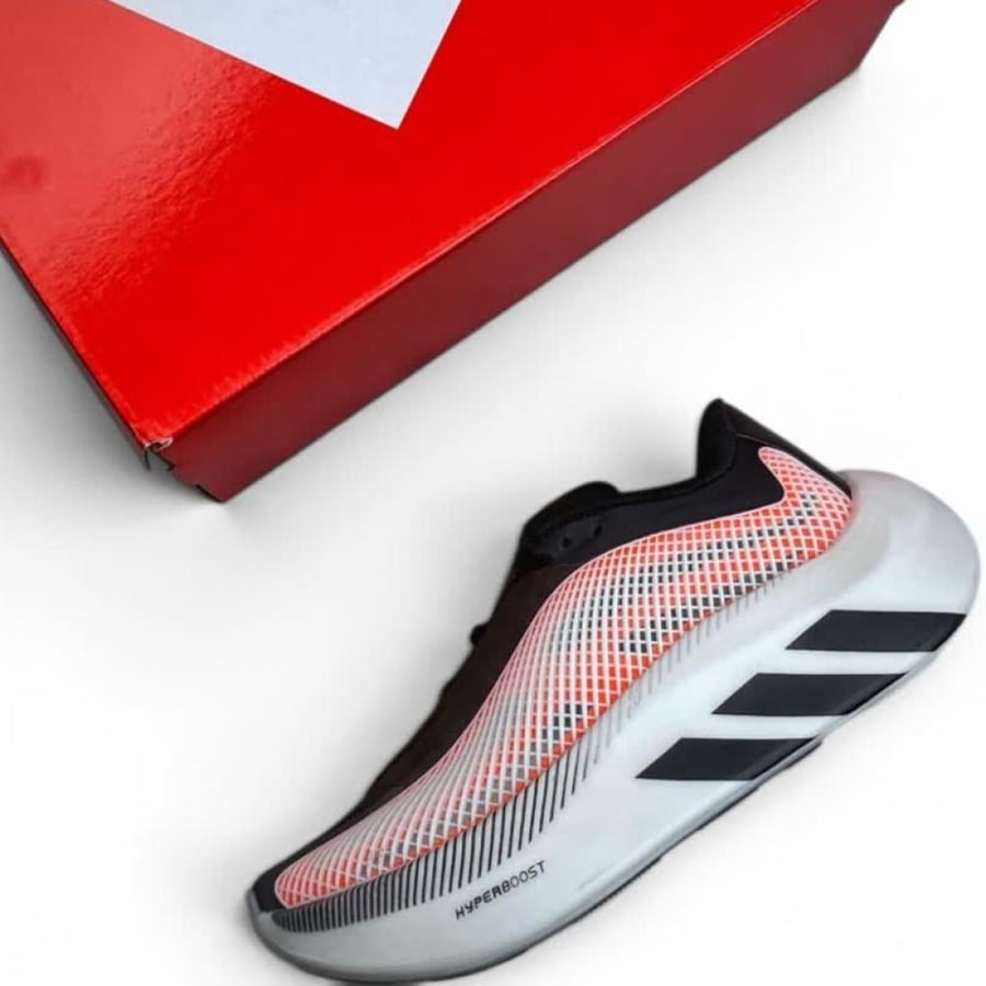 حذاء اديداس هايبربوست إيدج Adidas Hyperboost Edg اسود مع برتقالي للجنسين