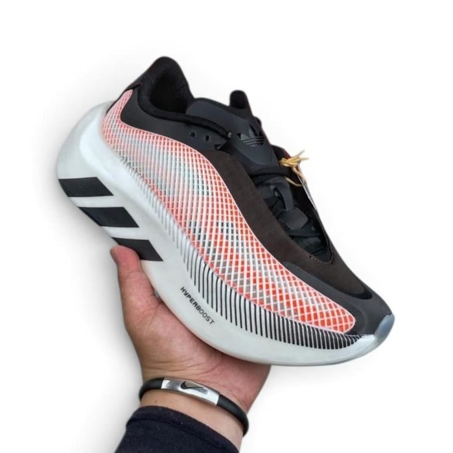 حذاء اديداس هايبربوست إيدج Adidas Hyperboost Edg اسود مع برتقالي للجنسين
