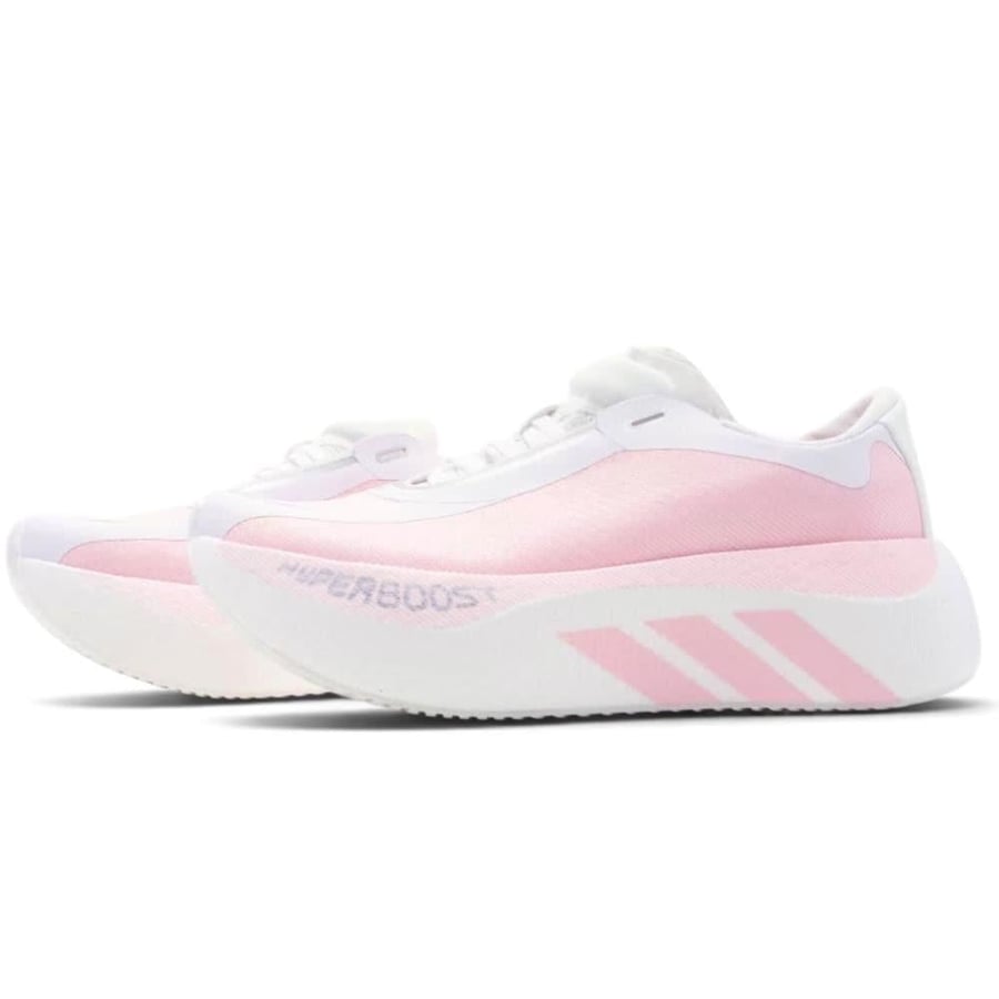 حذاء اديداس هايبربوست إيدج Adidas Hyperboost ابيض مع وردي نسائي