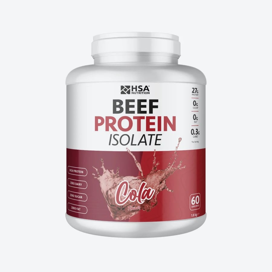 H S I Nutrition Beef Protein Isolate - Cola - (1.8 kg)