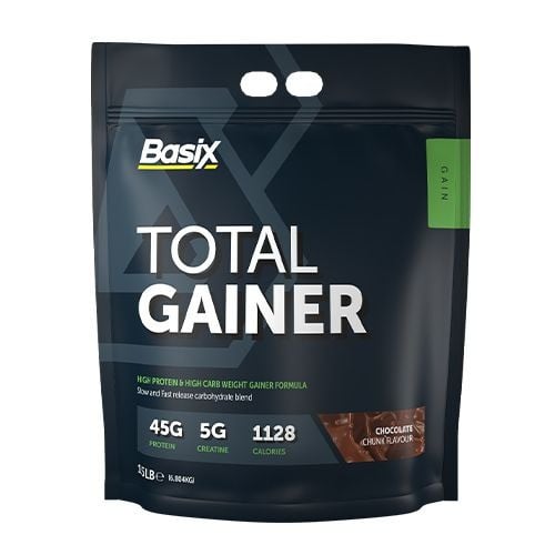 بيسيكس، توتال جينر ، نكهة الفانيلا المخفوقة 15 رطل _ BASIX TOTAL GAINER 15 LB