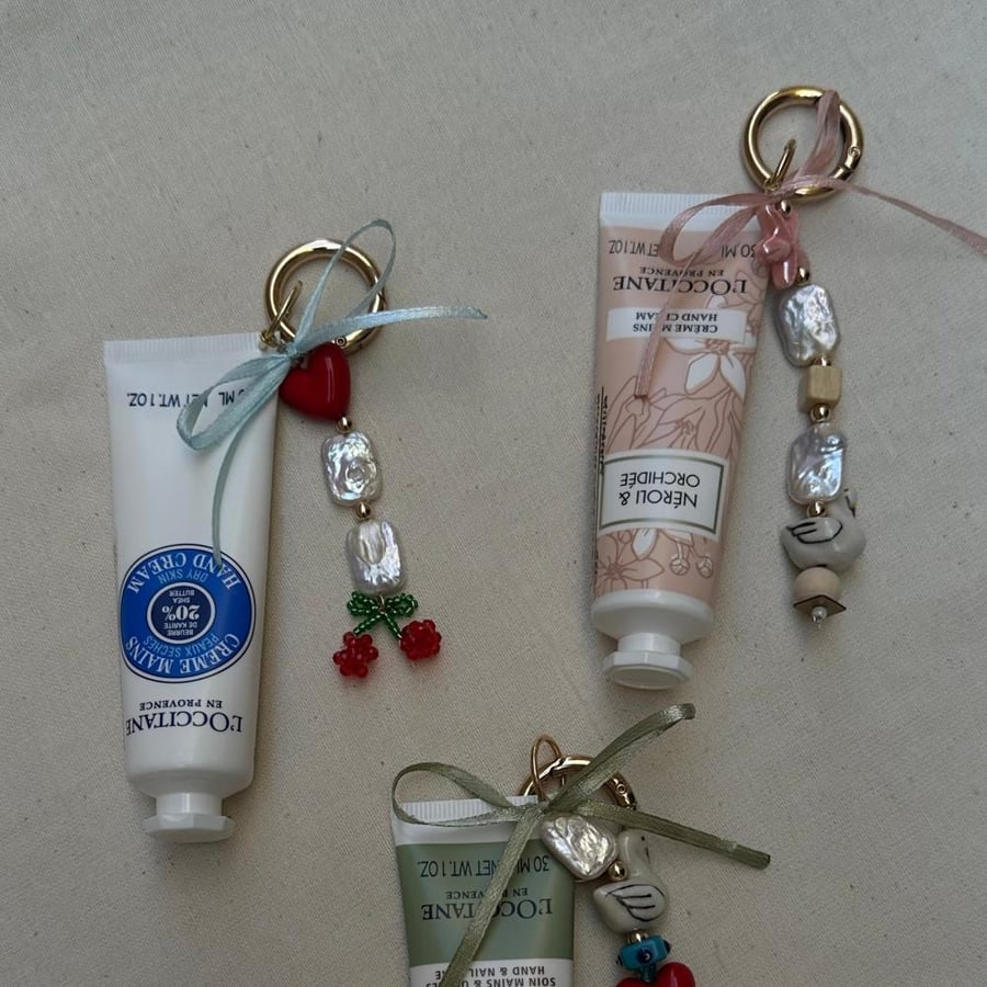Hand cream charms