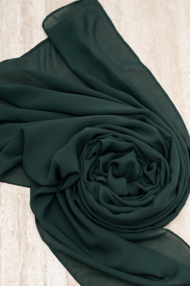 Black Korean velvet abaya with green and purple wavy pattern #103