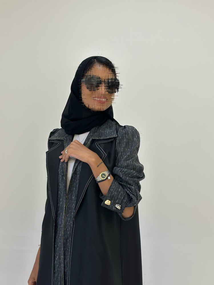 Aabaya Tuffa and Linen shirt connected - #704