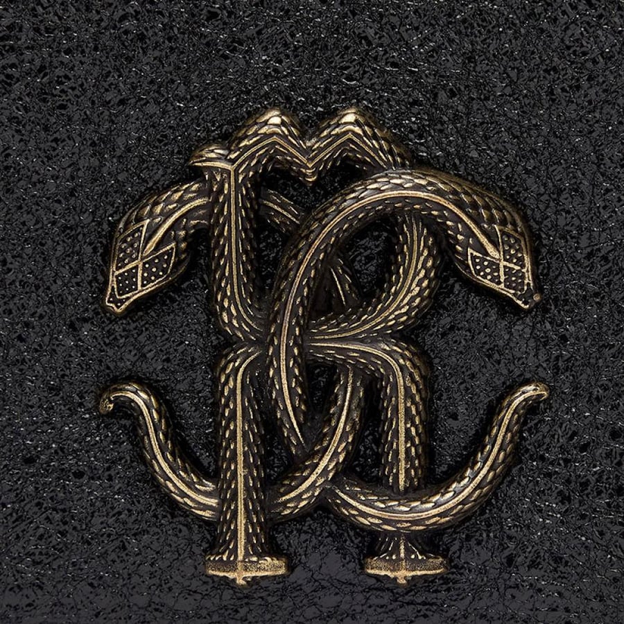 Roberto Cavalli snake leather bag