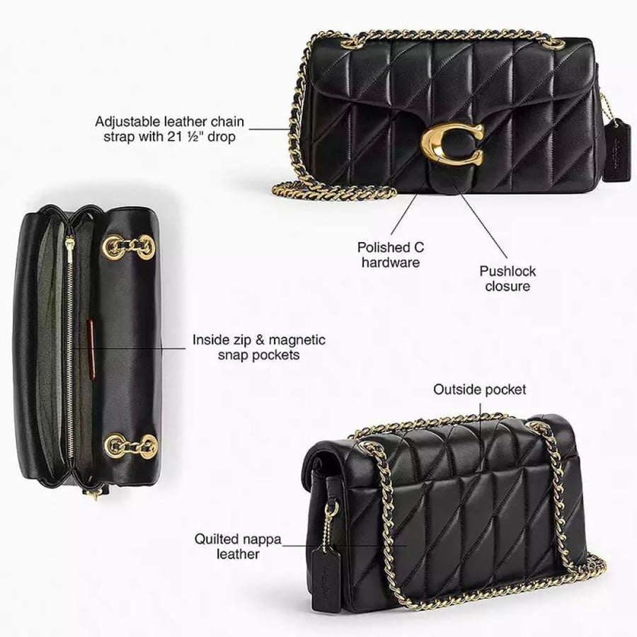 Black Coach Tabby bag