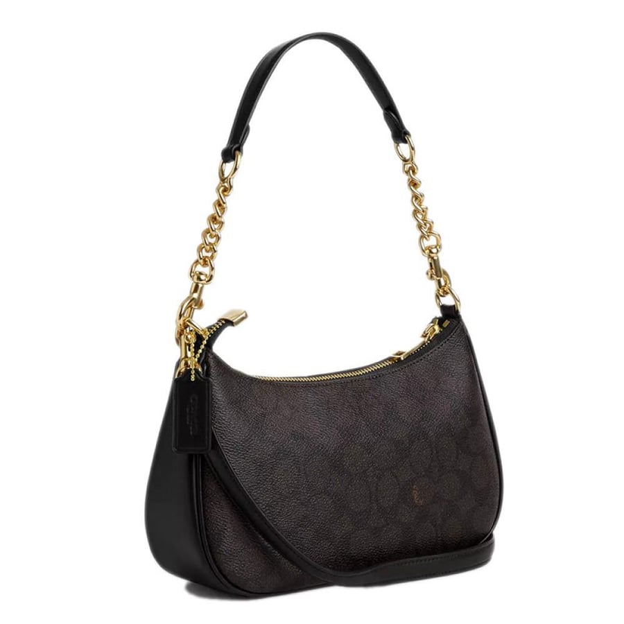Coach bag brown yellow
