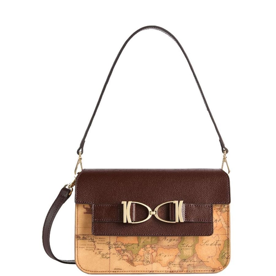 The classic Ferragamo bag in brown